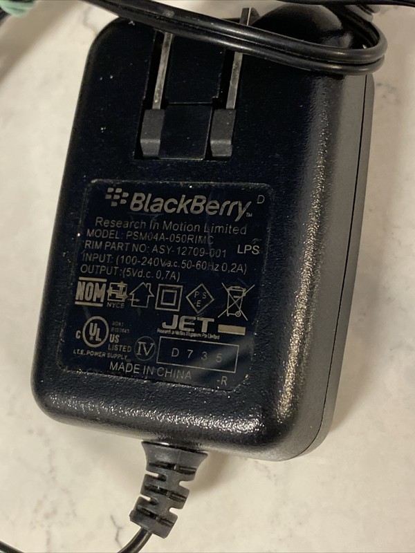 Authentic OEM Blackberry MINI Travel Charger ASY-12709-001 Pearl 8700 8100 Curve gallery