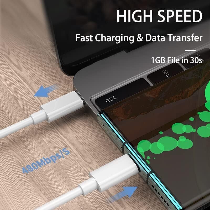 For iPhone 15 Pro Max USB-C Cable Fast Charger Type C Charging Data Cord Lot gallery