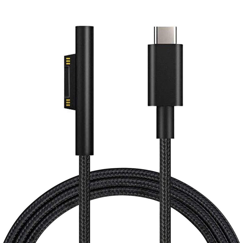 Surface Connect to USB C Charging Cable Nylon Braided 6ft, Compatible for Mic…