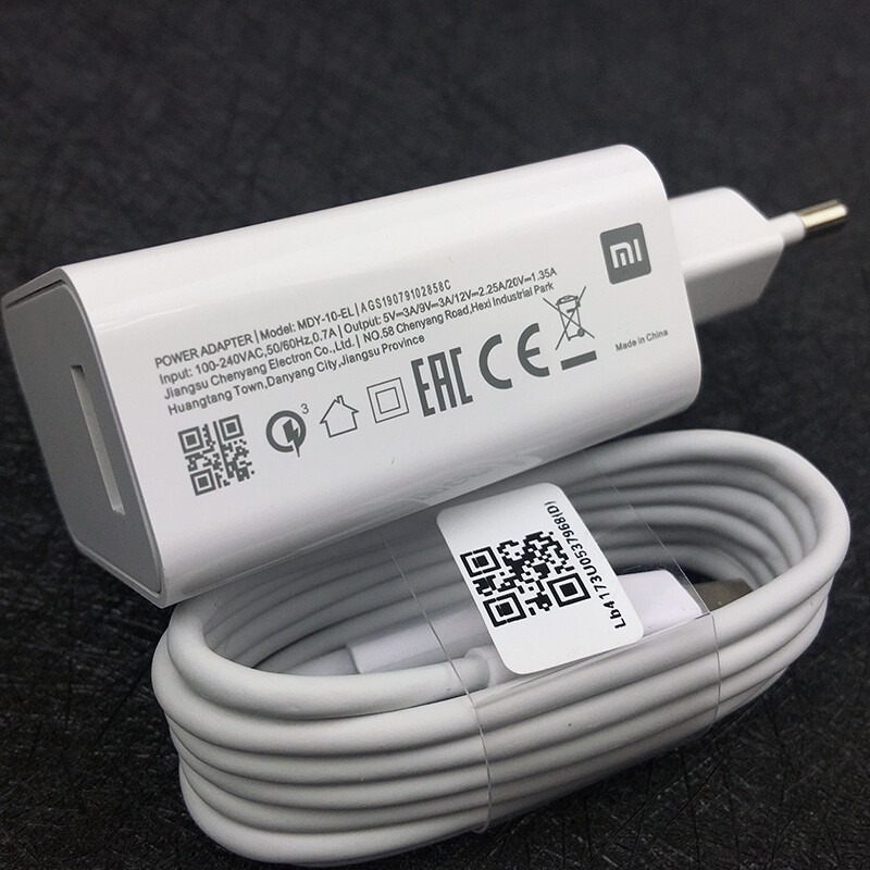Original Xiaomi 27W Fast Charger Adapter USB-C Cable For Mi 9 T 10 Se Max 3 K30 gallery