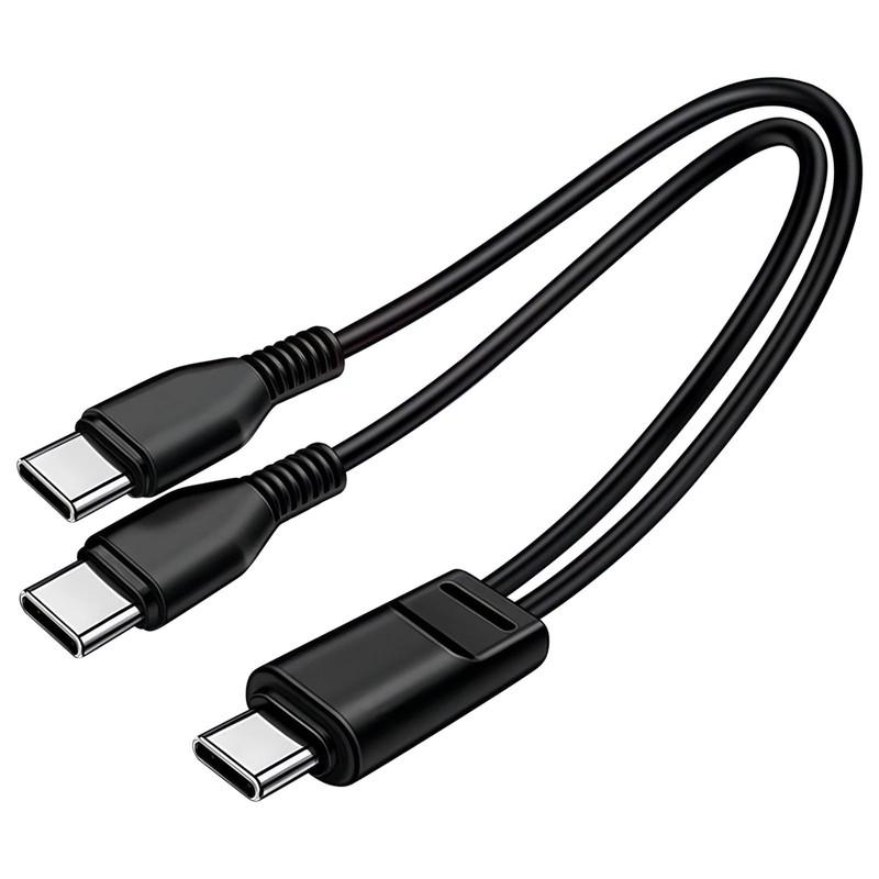 3.3FT Dual USB C Multi Type C Splitter Cable,2 in 1 Multi Charging Cable,USB …