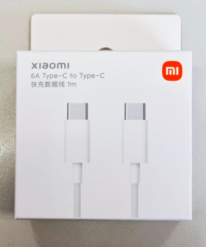 Xiaomi 6A Type-C to Type-C Cable 120W For Cellphones Tablets Notebook 1.0m