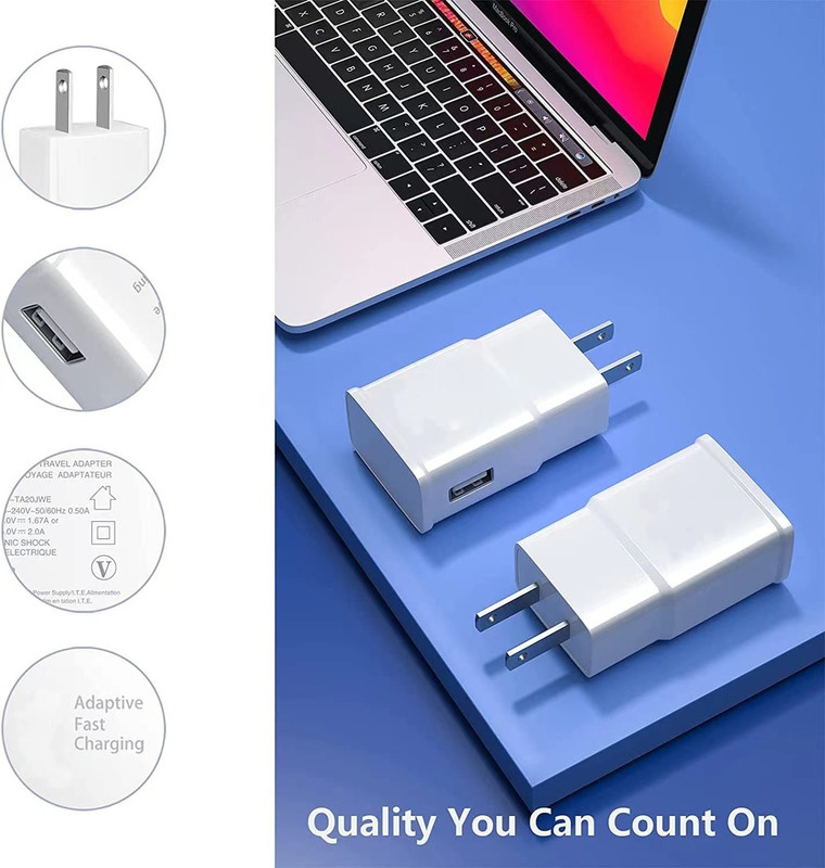 For Samsung Android USB Wall Charger Fast Adapter Block Charging Cube Brick Box gallery