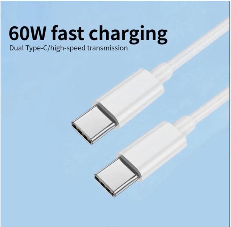 60W USB-C Fast Charging Cord 3ft – Perfect for iPhone and Type-C Tablets/Laptops gallery