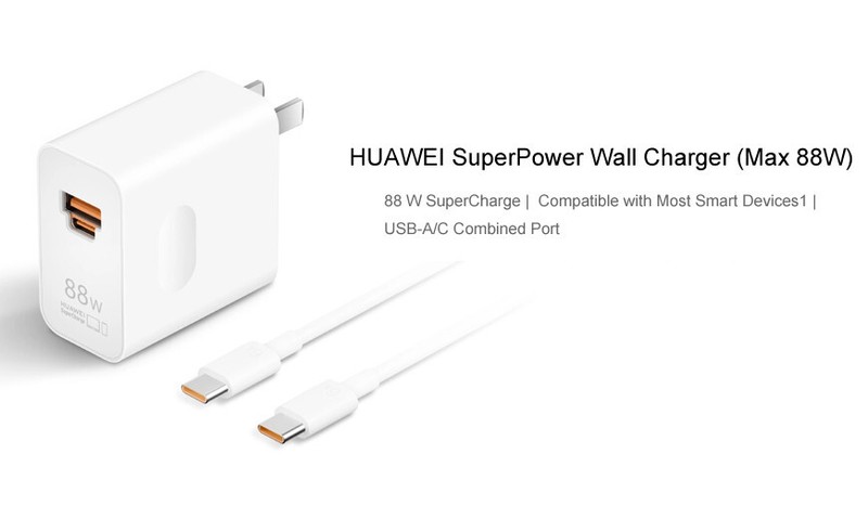Original HUAWEI SuperPower Wall Charger (Max 88W) US Adapter 2 Port gallery