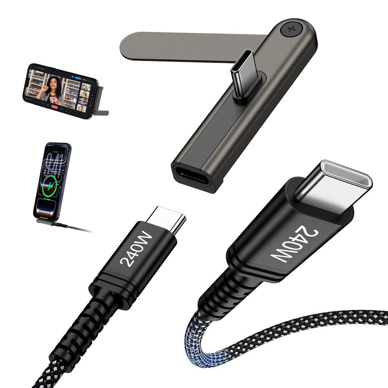 1.64ft USB 3.2 Gen 2×2 Type C to C Cable 4K UHD Video Fast Charging Power Cord