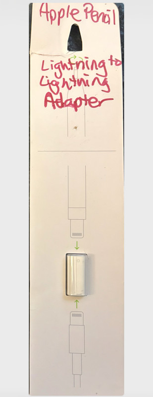 Apple Pencil Female To Female Lightning Charging Adapter