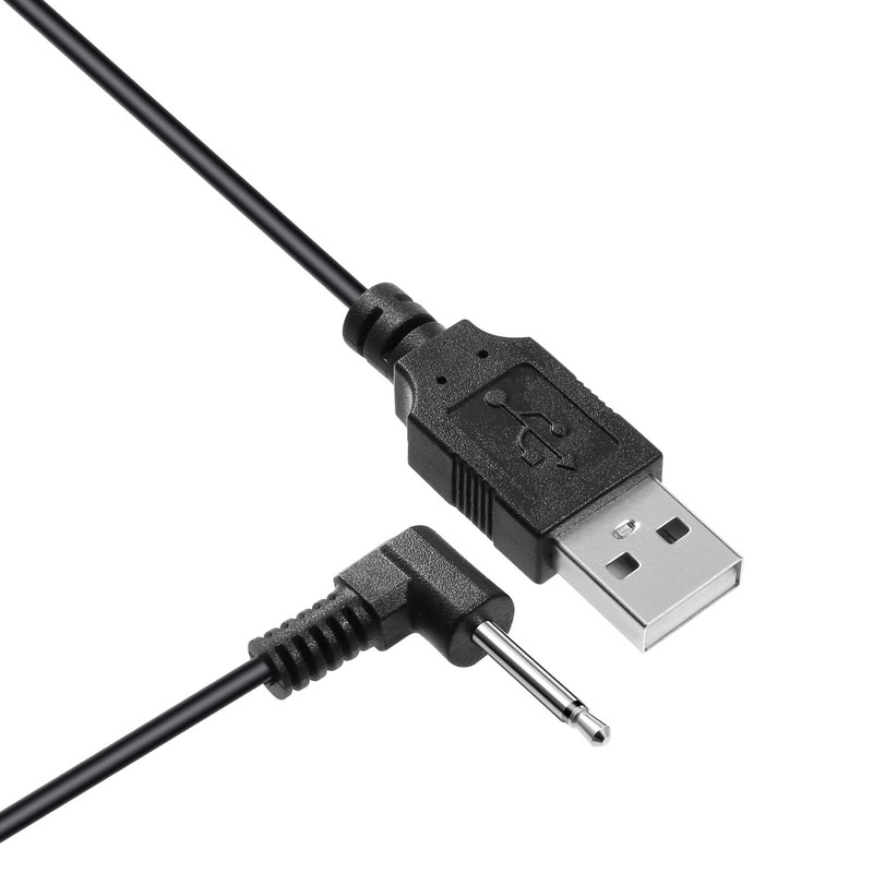 Lush 2 Charging Cable USB DC 2.5Mm Charger Cord Black 2 Pack Black New gallery
