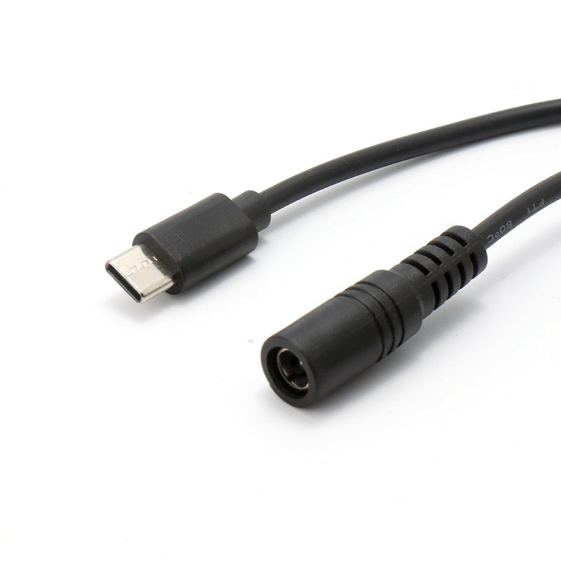 2pcs DC 5.5mm x 2.5mm to USB C Power Cord DC 5525 Female to USB Type C Male P... gallery