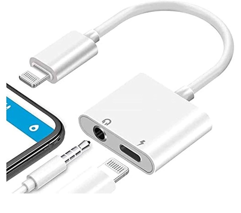 2 IN 1 Headphone Adapter Jack to 3.5mm AUX Cord gallery