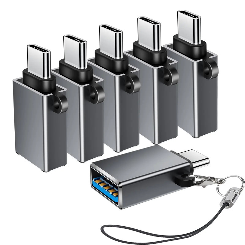 USB Type C Adapter 8 Pack - USB A to C OTG Converter for Charger Connection gallery