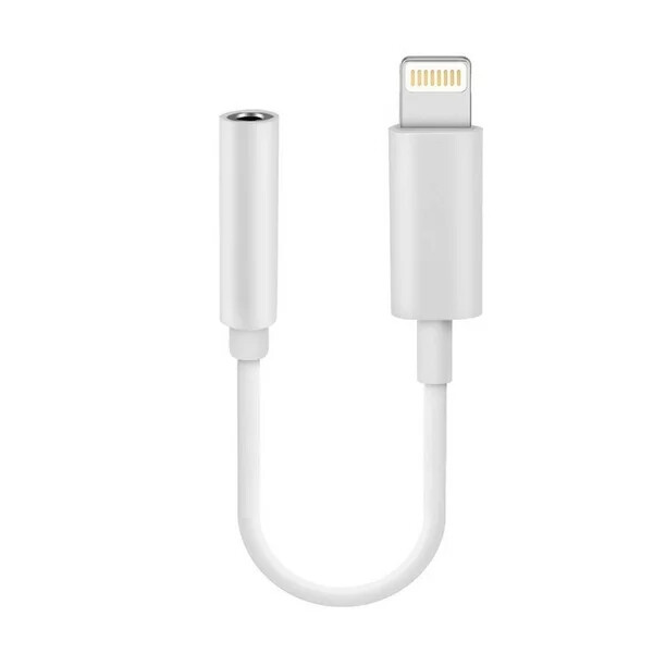 For iPhone Headphone Adapter Jack 8Pin to 3.5mm Aux Cord Dongle Converter CANADA