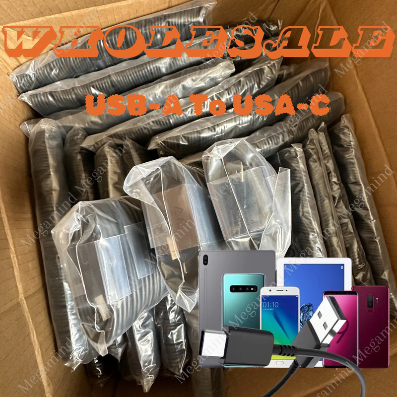1000X Bulk Lot Type C Charger Cable USB C Fast Charging Cord For Samsung Android