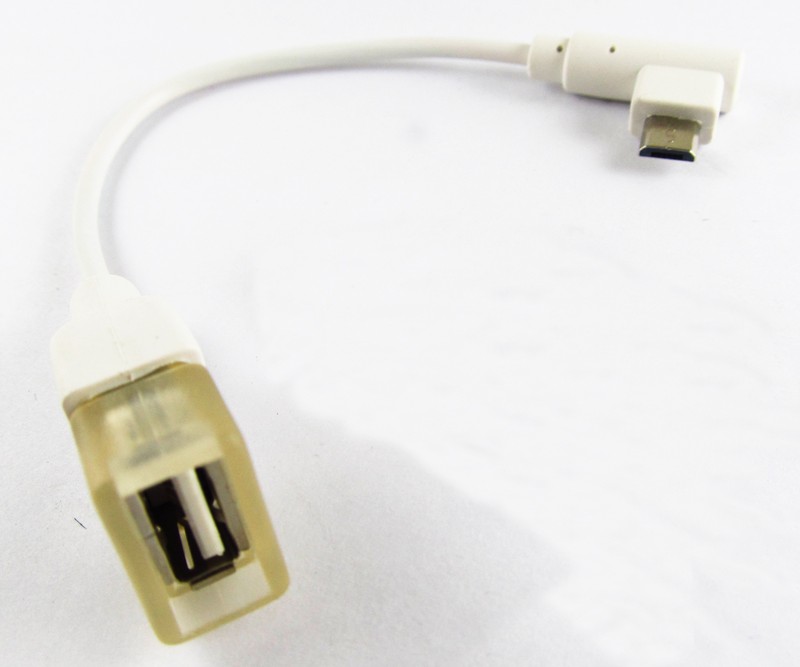10x Left Angle 90D Host OTG Adapter Cable Micro 5pin USB male to USB 2.0 Female gallery
