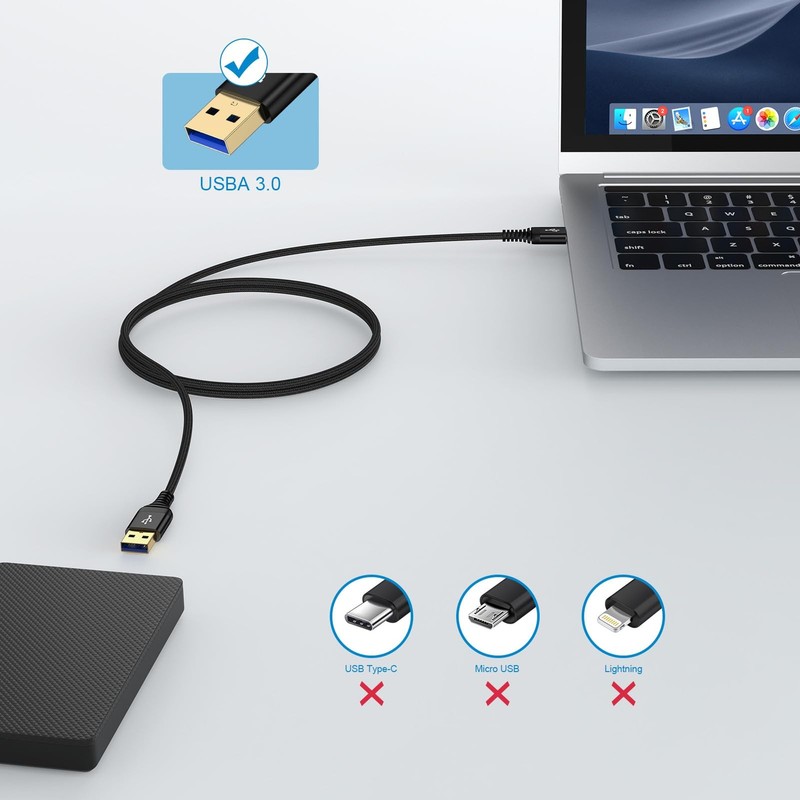USB To USB Cable 6ft USB 3.0 Male To Male Cord Type A Double Sided Wire gallery