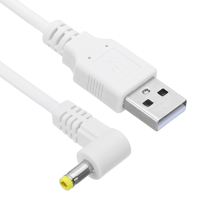 3Ft USB 2.0 a Type Male to DC 4.0X1.7Mm 90 Degree Angle Barrel Jack Power Cable, gallery
