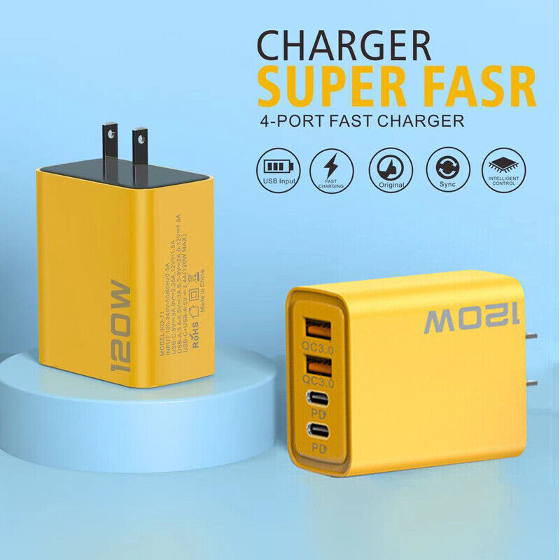 120W Fast Charger Adapter Multi Function Cord For Samsung Z Fold5/4/3 Flip5/4/3 gallery