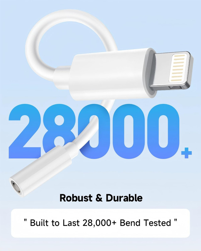 [Mfi Certified] 2 Pack Lightning to 3.5 Mm Headphone Jack Adapter, Iphone Aux gallery