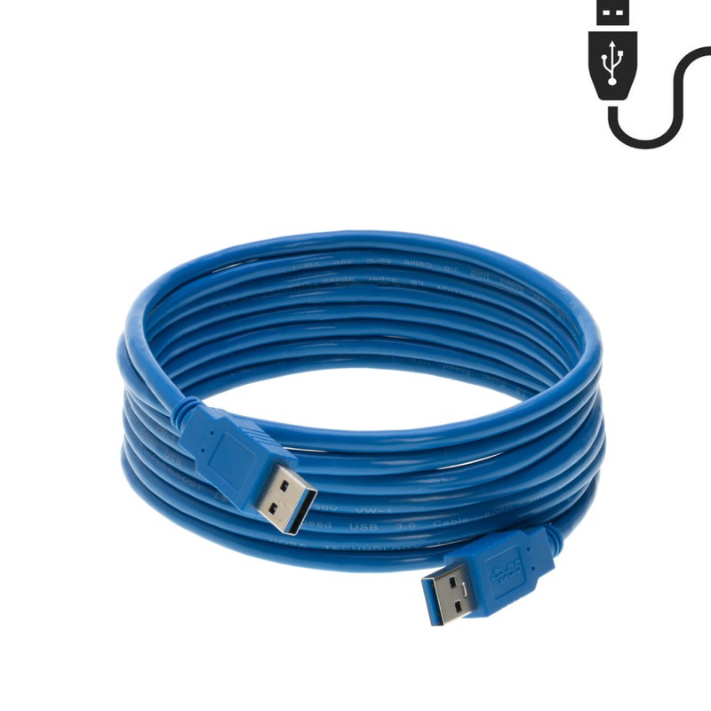 2 pcs 10FT USB 3.0 Cable High Speed Type A Male Printer Data Transfer Laptop gallery