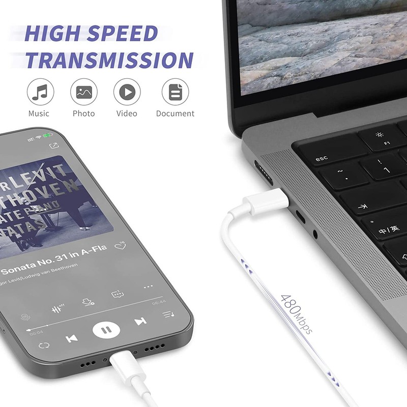 PD USB C Type C Fast Charger Cable For iPhone 14 13 12 11 Pro XR X XS Max 8 Lot gallery