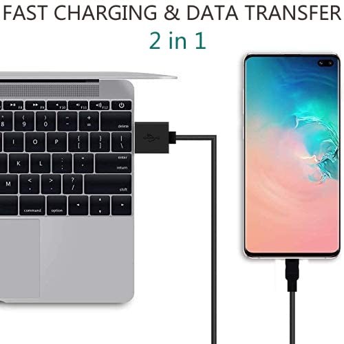 Micro USB Cable, 2 Pack [6FT, 6FT], Fast Charging Cable, High 2Pack 6ft Black gallery