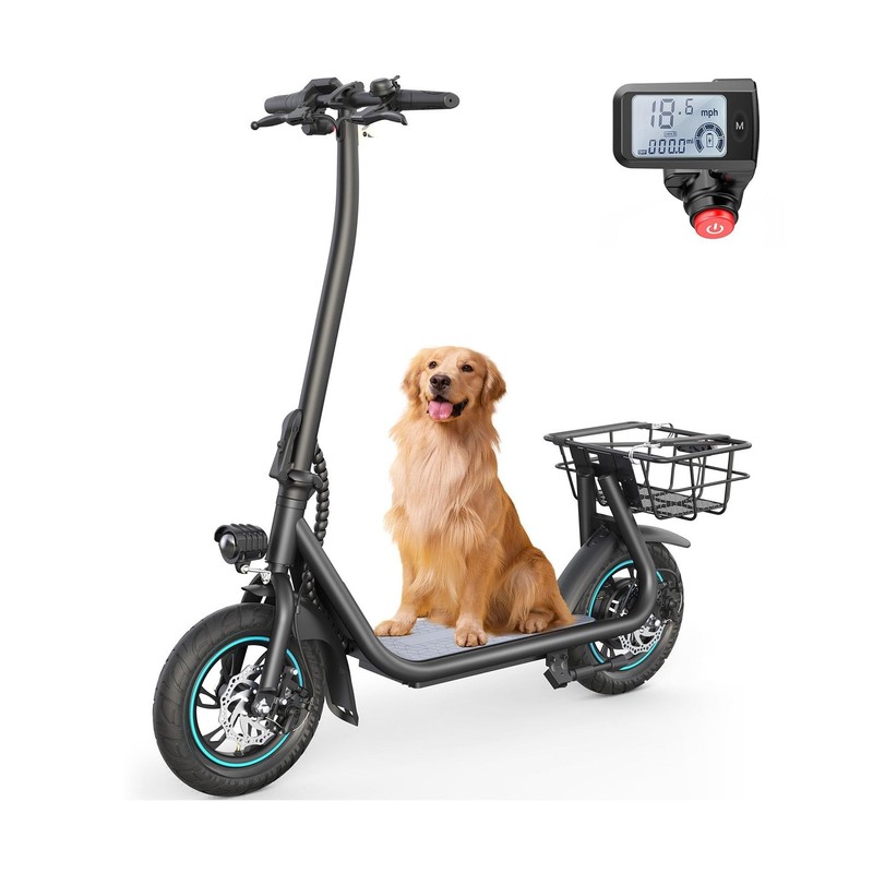 URBANMAX X2 Electric Scooter for Adults with Basket, 12" Adult Electric Scoot...