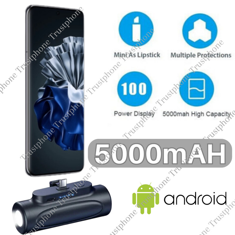 5000mAh Portable Charger External Battery Pack Power Bank For Samsung iPhone 15