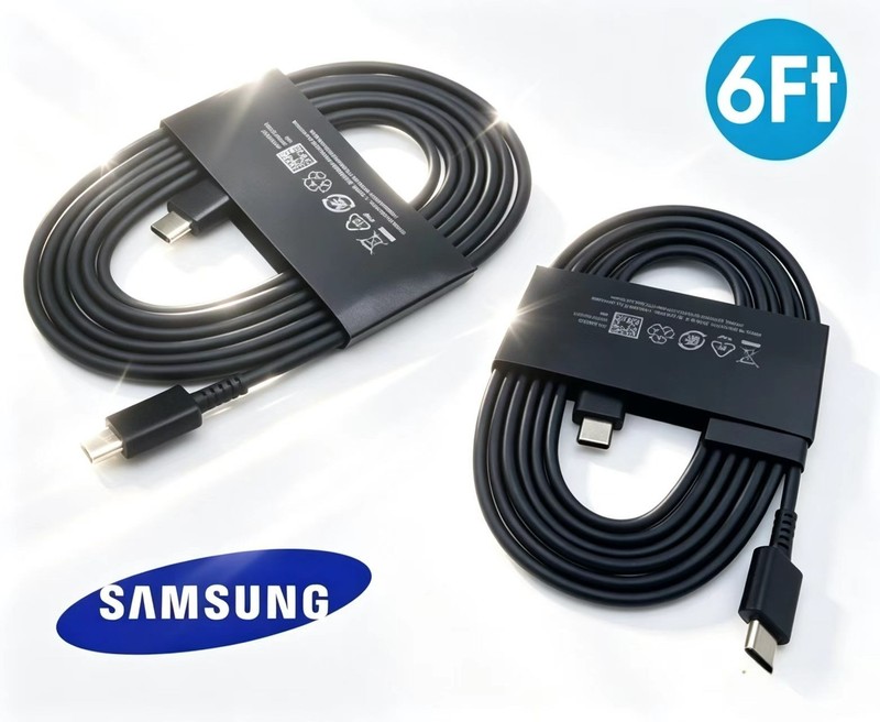 Samsung 2X Original Galaxy S24/S23/S22/S21 5G USB-C 6FT Super Charging & Data Sy