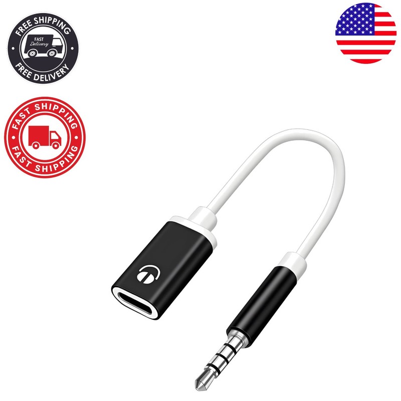 Sturdy USB-C Audio Adapter - Connect Headphones to Smartphones & Laptops