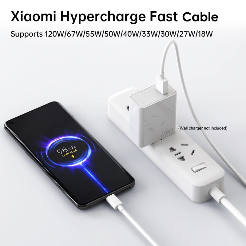 6A USB-C Fast Charging Cable 120W Hypercharge Turbo Type-C 3ft 6ft Combo gallery