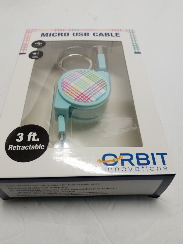 Retractable Micro USB Cable Data Sync Charger Cord New