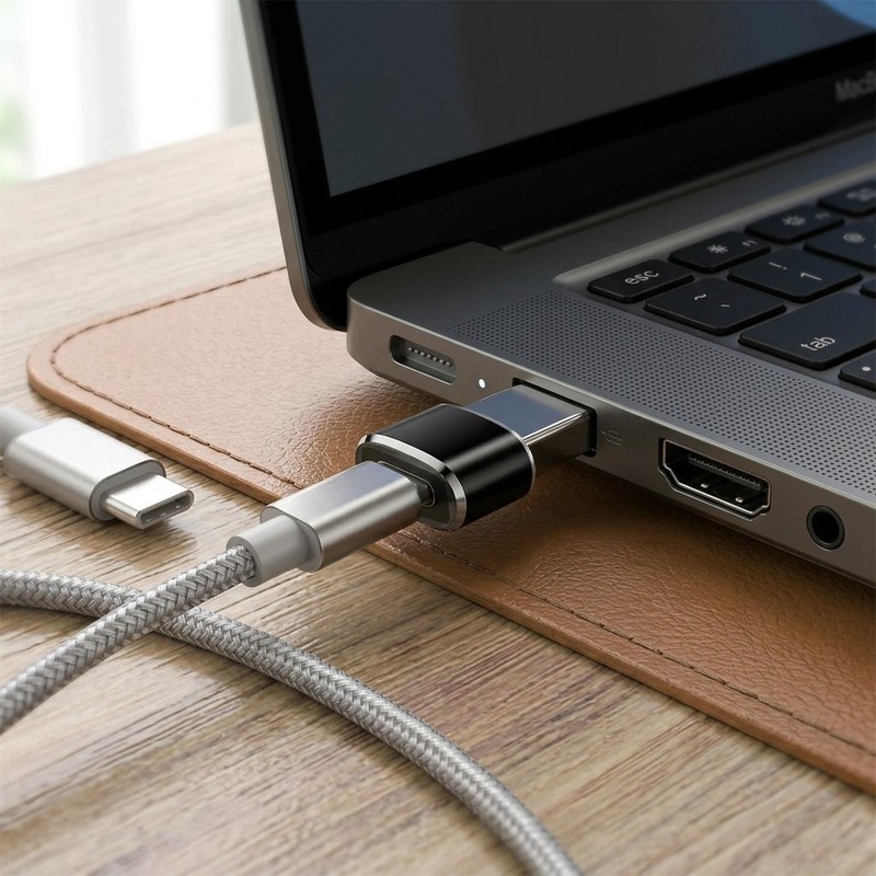 3 Pack USB C to USB A Adapter OTG Converter for Laptop Phone Tablet
