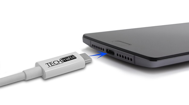 TechMatte USB 3.0 Type C to Type A (USB-C to USB) Cable (White) gallery