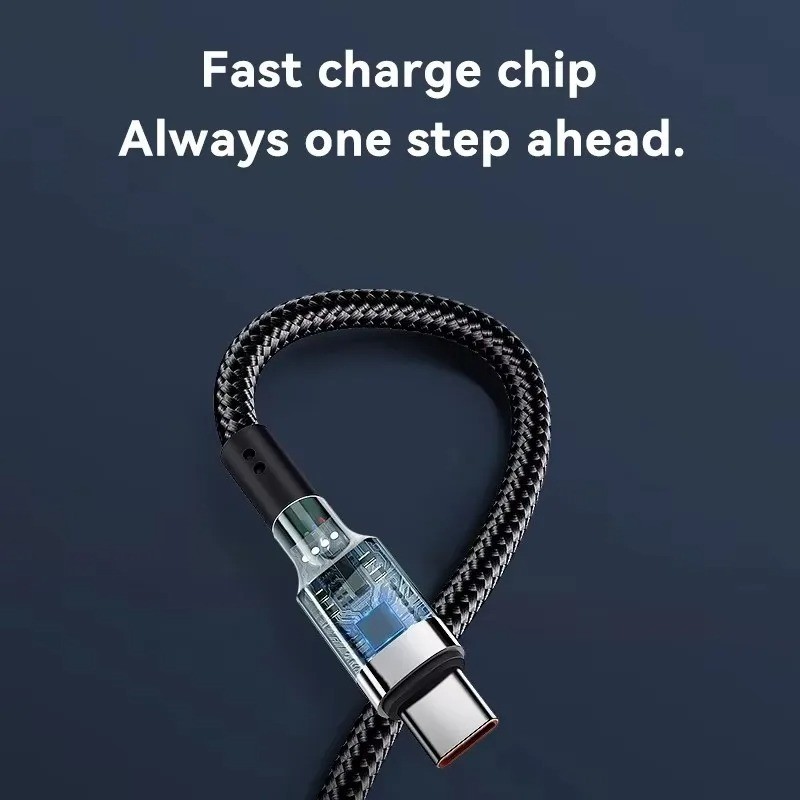 120W USB C Fast Charging Cable PD Type C to Type C for Samsung iPhone Xiaomi gallery