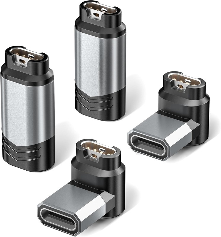 Versatile USB C Charger Adapter Set - 4-Pack for Garmin Watches - Easy Charging gallery