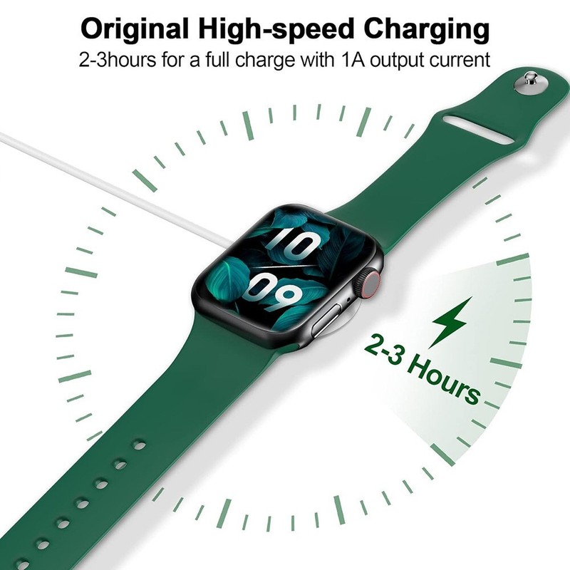 2x Apple Watch iWatch 9/8/7/6 iPhone 16 15 14 3 in1 USB C Cable Magnetic Charger gallery