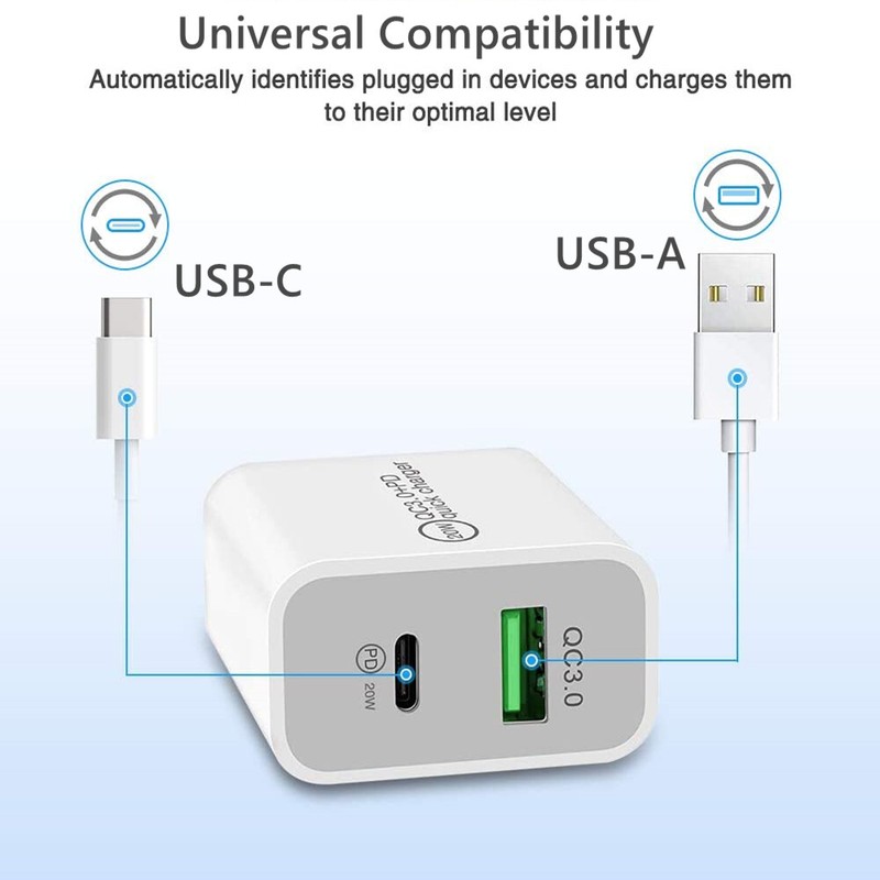 Wholesale 20W USB Type C Fast Charger Power Adapter Cube For Android iPhone iPad gallery