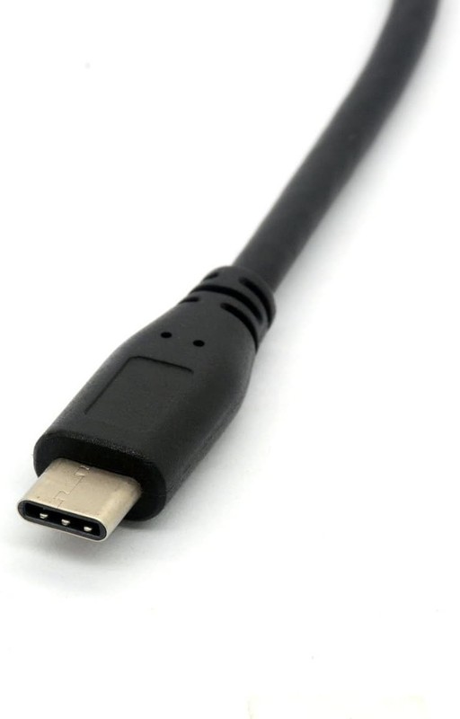 30cm USB C to USB 3.0 Right Angle Cable, Fast Sync & Charge, Black gallery