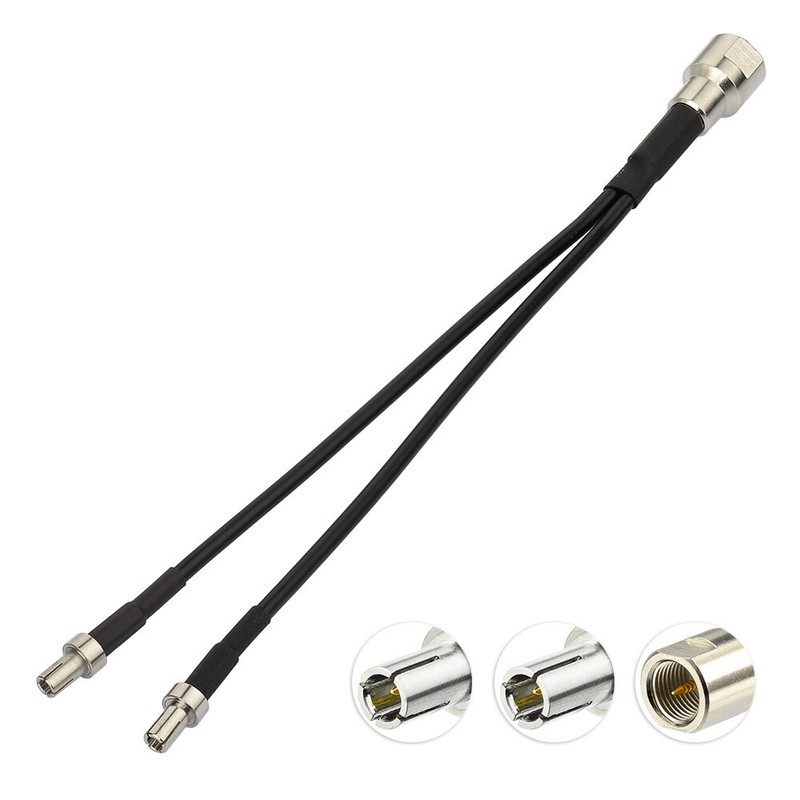 External Antenna Adapter Cable 2X TS9 20″ for NETGEAR AirCard 778S Virgin Mobile