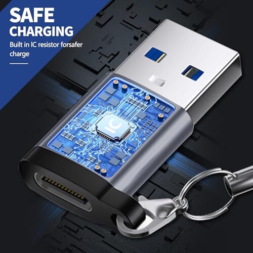 Adaptador USB C Hembra a USB A Macho Paquete de 3 Tipo C a Cable Cargador NUEVO gallery
