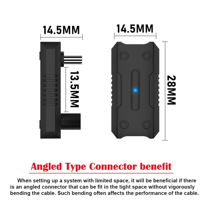 xiwai 20Gbps USB3.1 Type C Male to Female Power Data Video Adapter Opposite U gallery