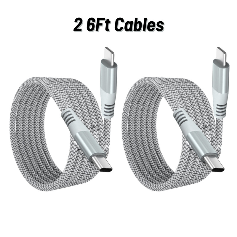 Fast Charger PD Cable USB C Type C 40W Car Adapter For iPhone 14 13 12 11 X XR 8