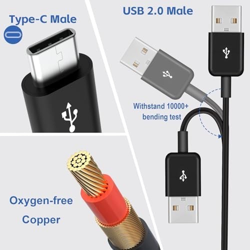 USB C Splitter Multi Charging Cable 5A Fast Charge USB Type-C Charger Cord for i gallery