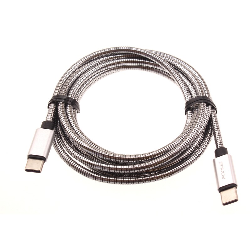 For LG Velvet Stylo 6 5 4 - 6FT METAL PD CABLE TYPE-C TO USB-C CHARGER CORD WIRE