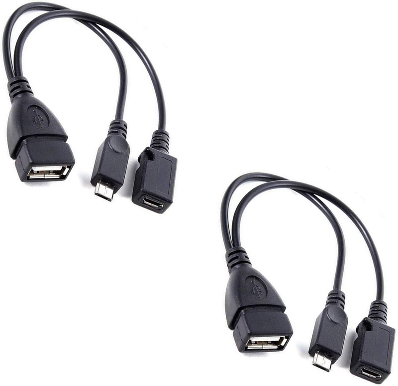 [2 Pack] OTG Cable Adapter, 2-1 USB Cable for Firesticks 4K/4K Max/Cube/Lite/2Nd