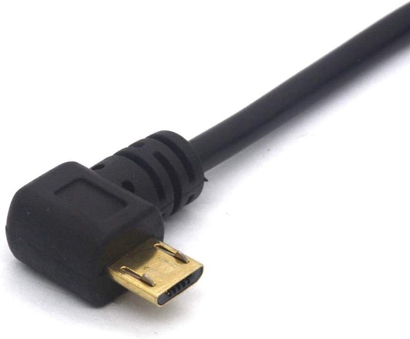 Micro USB to 3.5mm Audio Cable 90° Angled 1M 3Ft gallery
