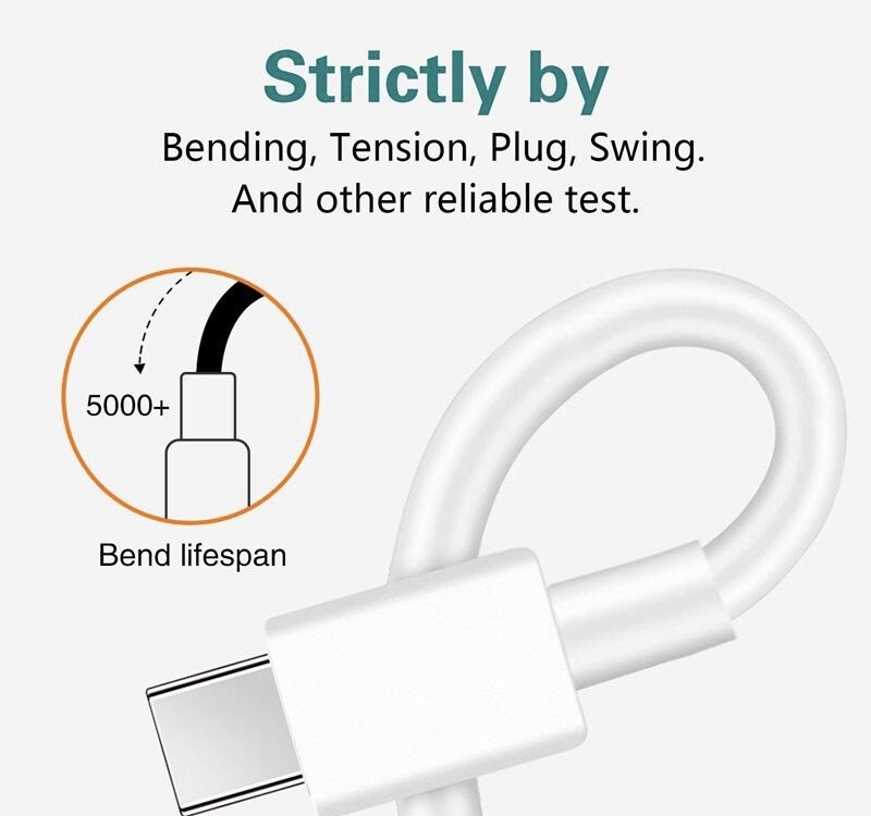 Wholesale Lot (100) type c cable fast charge 3ft