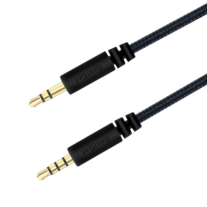 Cable de audio con control de volumen de micrófono Cable auxiliar de 3,5 mm gallery