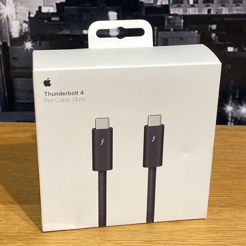 Apple Thunderbolt 4 Pro Cable 3m USB-C MacBook iPad iMac iPhone 100% Original