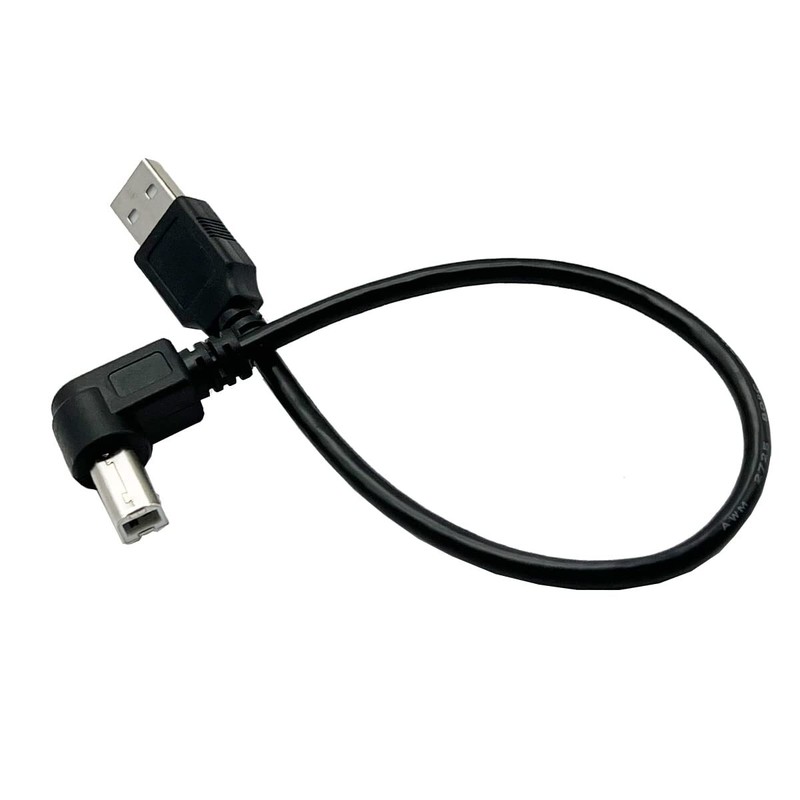 Right Angled Printer Cable 2Pack USB2.0 A Male Plug to Right Angle USB B Male... gallery